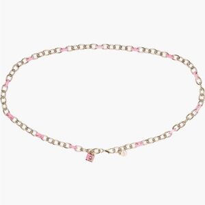 Kate Spade Lock & Spade Chain Link Belt Size Large/XL NWT